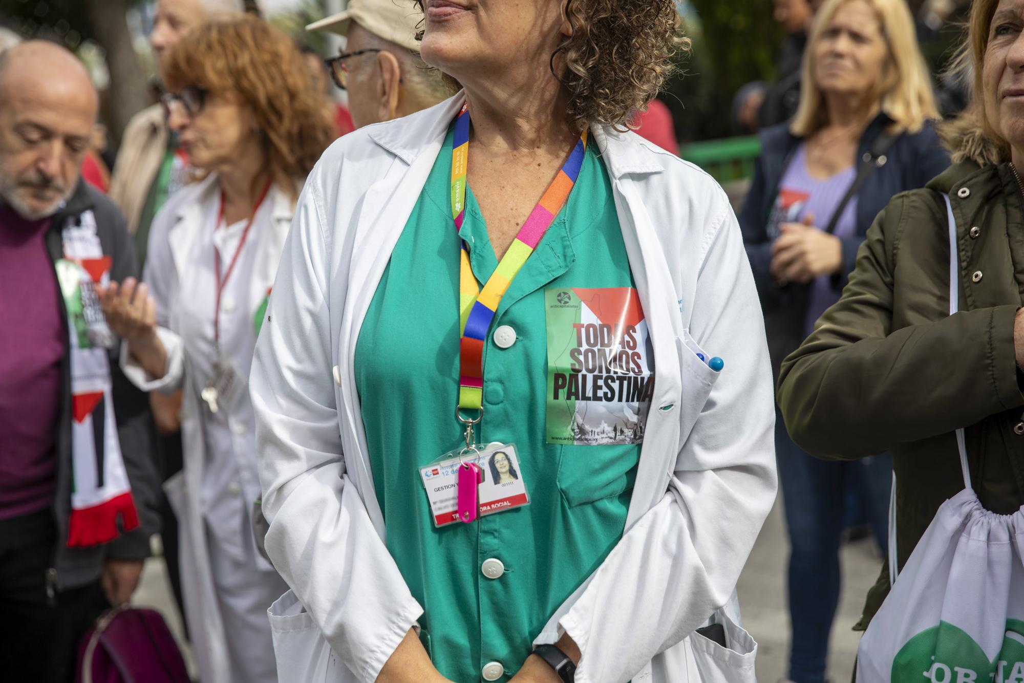 Concentración Palestina Hospital 12 Octubre - 2